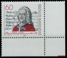 BRD BUND 1981 Nr 1085 Postfrisch ECKE-URE X3D66E2 - Unused Stamps