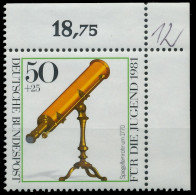 BRD BUND 1981 Nr 1091 Postfrisch ECKE-ORE X3D67DA - Unused Stamps