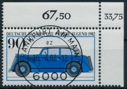 BRD BUND 1982 Nr 1126 KBWZ Gestempelt ECKE-ORE X3D69CA - Used Stamps
