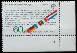 BRD BUND 1982 Nr 1131 Postfrisch FORMNUMMER 2 X3D69DE - Ongebruikt