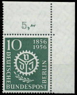 BERLIN 1956 Nr 138 Postfrisch ECKE-ORE X3D9EEE - Unused Stamps