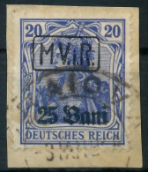 BES. 1WK D-MV RUMÄNIEN Nr 2 Gestempelt Briefstück X410DEA - Ocupación 1914 – 18