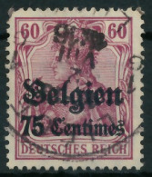 BES. 1WK LANDESPOST BELGIEN Nr 6b Gestempelt X410F6A - Ocupación 1914 – 18