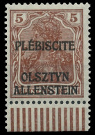 ALLENSTEIN Nr II Postfrisch Gepr. X410FEA - Autres & Non Classés