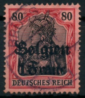 BES. 1WK LANDESPOST BELGIEN Nr 7 Zentrisch Gestempelt Gepr. X4112D2 - Bezetting 1914-18