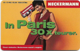 Germany - Neckermann 6 - In Paris 30x Teurer - O 0982 - 05.1994, 12DM, 1.000ex, Used - O-Series : Series Clientes Excluidos Servicio De Colección