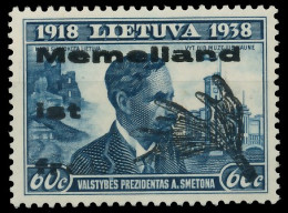 MEMEL LOKALAUSGABEN Nr IV-II Postfrisch X4166CA - Klaipeda 1923