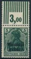 MEMEL 1920 GERMANIA Nr 1b WOR Postfrisch Ungebraucht ORA X416AAA - Memelgebiet 1923