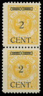 MEMEL 1923 Nr 176S2 Type II III Ungebraucht SENKR PAAR X41E56A - Memelgebiet 1923