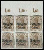 BES. 1WK LANDESPOST BELGIEN Nr 11aIII POR Postfrisch 6e X41E80E - Occupazione 1914 – 18