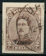 BELGISCHE BES.-POST EUPEN Nr 2AI Gestempelt Briefstück X426282 - Occupation 1914-18