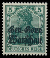 BES. 1WK D-POST IN POLEN Nr 8b Postfrisch Gepr. X43B5E2 - Occupazione 1914 – 18