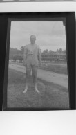 Négatif Film Snapshot - Plage Homme Torse Nu - Glass Slides