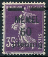MEMEL 1920 Nr 23c Postfrisch X447896 - Memel (Klaïpeda) 1923