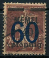 MEMEL 1921 Nr 35 Gestempelt X4479EE - Memelland 1923