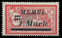MEMEL 1921 Nr 36a Ungebraucht X447A0A - Memelland 1923