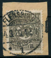 ABSTGEB SCHLESWIG Nr 1 Gestempelt Briefstück X4C3716 - Altri & Non Classificati