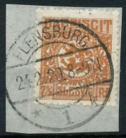 ABSTGEB SCHLESWIG Nr 3 Zentrisch Gestempelt Briefstück X4C375A - Altri & Non Classificati