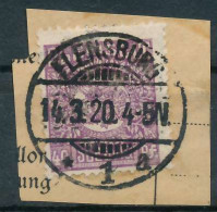 ABSTGEB SCHLESWIG Nr 9 Zentrisch Gestempelt Briefstück X4C387A - Altri & Non Classificati