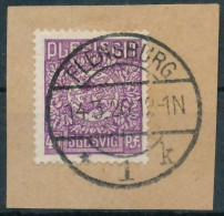 ABSTGEB SCHLESWIG Nr 9 Zentrisch Gestempelt Briefstück X4C3876 - Andere & Zonder Classificatie