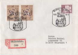 Germany Deutschland DDR 1990 Horse Horses Pferd, Canceled In Blankenburg - Storia Postale