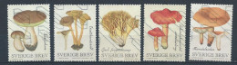 Suède 2015 Série Oblitérée Champignons - Used Stamps