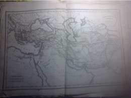 Carte Très Ancienne Sur Vieux Papier Genre Lithographie Gravé Par Barrière FrèresAlexandri Magni Imperium & Expeditiones - Other & Unclassified