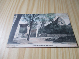 CPA Eglise De Vauhallan (91).Carte Oblitérée Le 30/08/1907. - Autres & Non Classés