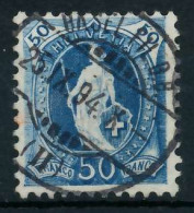 SCHWEIZ STEHENDE HELVETIA Nr 62XCa Zentrisch Gestempelt X6B6326 - Used Stamps