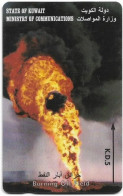 Kuwait - (GPT) - Burning Oil Field - 36KWTL (Dashed Ø), 1996, Used - Koeweit