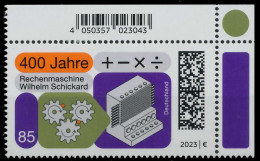 BRD BUND 2023 Nr 3786 Postfrisch ECKE-ORE X6C27C2 - Unused Stamps