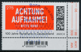 BRD BUND 2023 Nr 3790 ESST Zentrisch Gestempelt ECKE-URE X6C2866 - Used Stamps