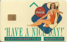 Netherlands - KPN - Chip - CRD202 - Coca Cola ''Have A Nice Day'', 11.1995, 2.50ƒ, 1.500ex, Mint - Privé