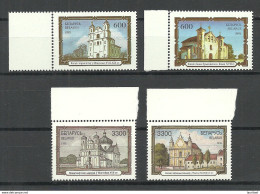 BELARUS Weissrussland 1995/96 Michel 105 - 106 & 194 - 195 Kirchen Churches MNH - Chiese E Cattedrali