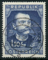 ÖSTERREICH 1952 Nr 970 Zentrisch Gestempelt X75E626 - Used Stamps