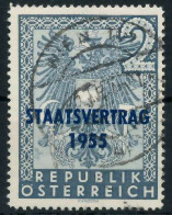 ÖSTERREICH 1955 Nr 1017I Zentrisch Gestempelt X75E6BA - Used Stamps