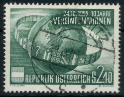 ÖSTERREICH 1955 Nr 1022 Zentrisch Gestempelt X75E6D6 - Usados