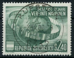 ÖSTERREICH 1955 Nr 1022 Zentrisch Gestempelt X75E6DA - Usati