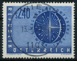ÖSTERREICH 1956 Nr 1026 Zentrisch Gestempelt X75E6F6 - Usados