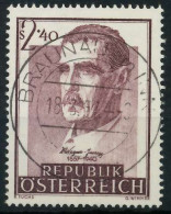 ÖSTERREICH 1957 Nr 1032 Zentrisch Gestempelt X75E70E - Usados