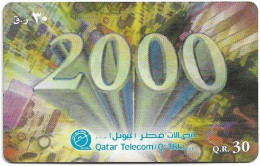 Qatar - Q-Tel - Autelca - Abstract Design, 2000, 30QR, Used - Qatar