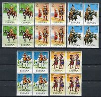 España 1974. Edifil 2167-71 X 4 ** MNH - Unused Stamps