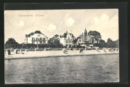AK Ostseebad Travemünde, Blick Zum Strand  - Lübeck-Travemünde