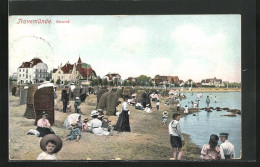 AK Ostseebad Travemünde, Strandleben  - Lübeck-Travemuende