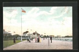 AK Ostseebad Travemünde, Strand Mit Villen  - Lübeck-Travemuende