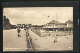 AK Ostseebad Travemünde, Strandpromenade Mit Badeanstalt  - Lübeck-Travemünde