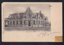 Belgium - Huy - La Grande Poste Poste / Post Office Posted 1901 To Brussells - Hoei