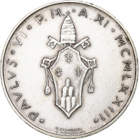 Vatican, Paul VI, 500 Lire, 1973 (Anno XI), Rome, Argent, SPL+, KM:123 - Vaticano (Ciudad Del)