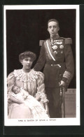 Postal King & Queen Of Spain & Infant  - Familles Royales