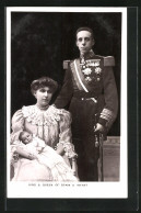 Postal King & Queen Of Spain & Infant  - Königshäuser